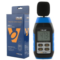 fonometro digitale VALUE VMS-1 decibel 30-130dB