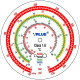 VMG-4-R448-03 Gruppo manometrico analogico 4 vie (R404A, R448A, R449A, R452A) in valigetta