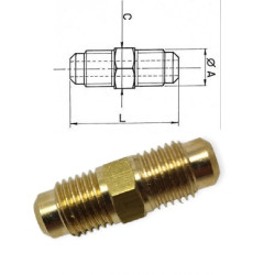 niples dritti sae 1/4" - U2-4