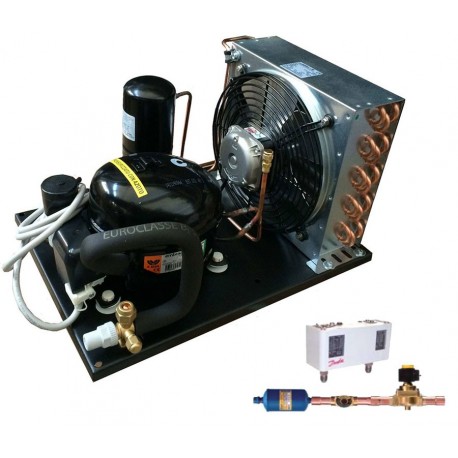 unità condensatrice ad aria compressore nek6217gk a valvola con accessori