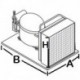 unità condensatrice ad aria compressore emt6144z a capillare